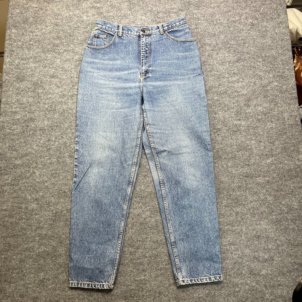 Vintage Cherokee Tapered Jeans Women's 14 Blue Denim Pockets Zip Fly - 31X29.5‎